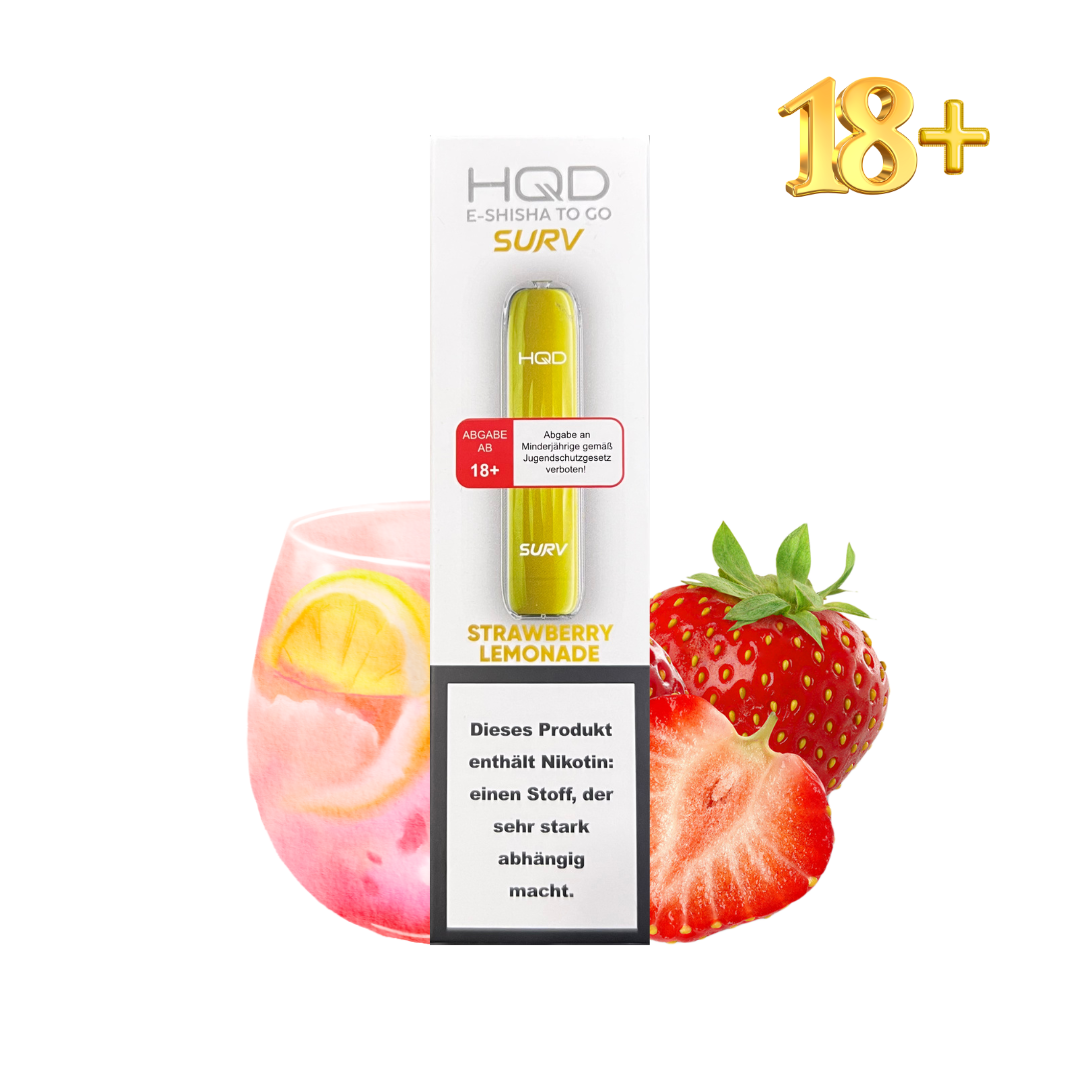 HQD Surv Strawberry Lemonade Einweg E-Zigarette mit Nikotin