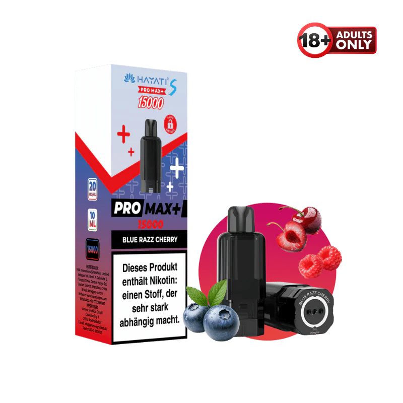 Hayati Pro Max+ 15000 Pod Blue Razz Cherry