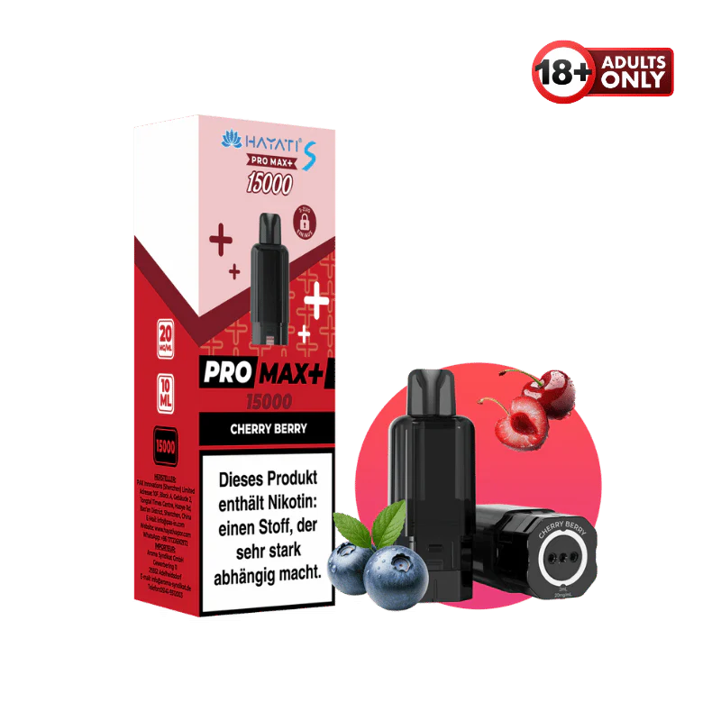 Hayati Pro Max+ 15000 Pod Cherry Berry