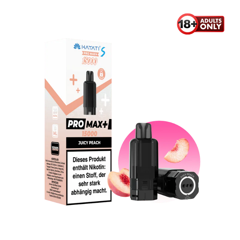 
Hayati Pro Max+ 15000 Pod Juicy Peach
