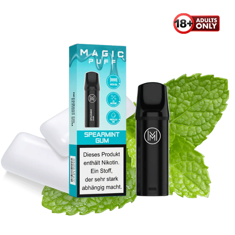1 Magic Puff Spearmint Gum Pod