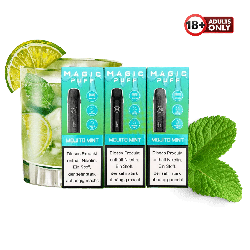 3 Magic Puff Mojito Mint Pods