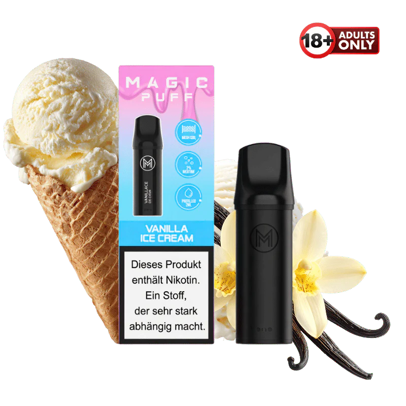 1 Magic Puff Vanilla Ice Cream Pod