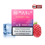 3 Magic Puff Raspberry Chill Pods