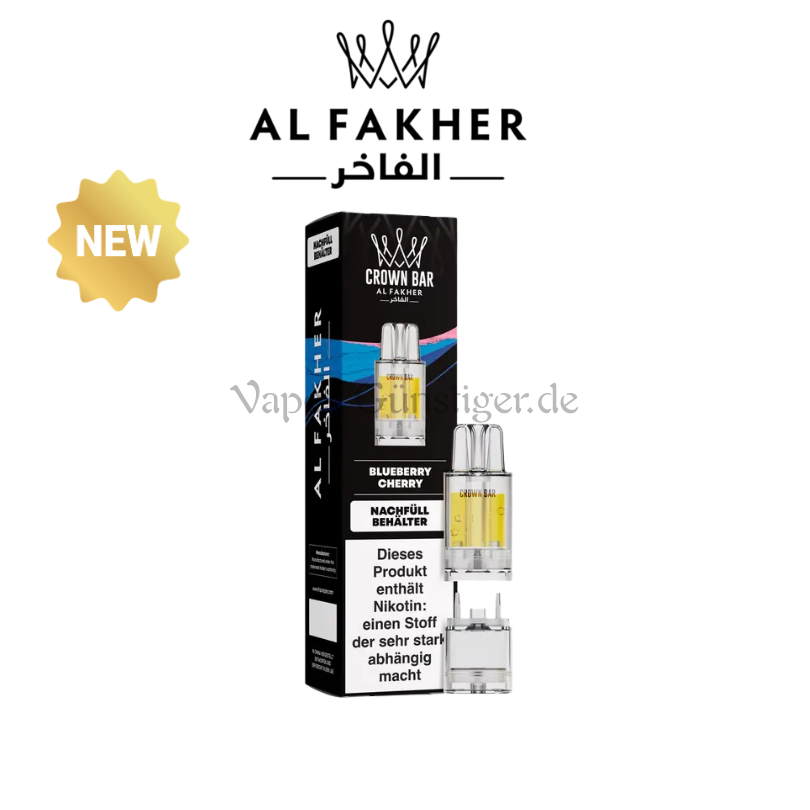 Al Fakher Crown Bar 12k Blueberry Cherry Pro Max Pod