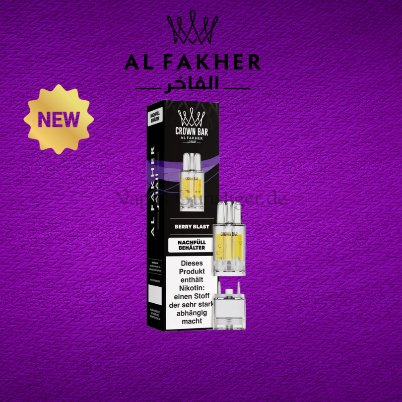 Al Fakher Crown Bar 12k Berry Blast Pro Max Pod
