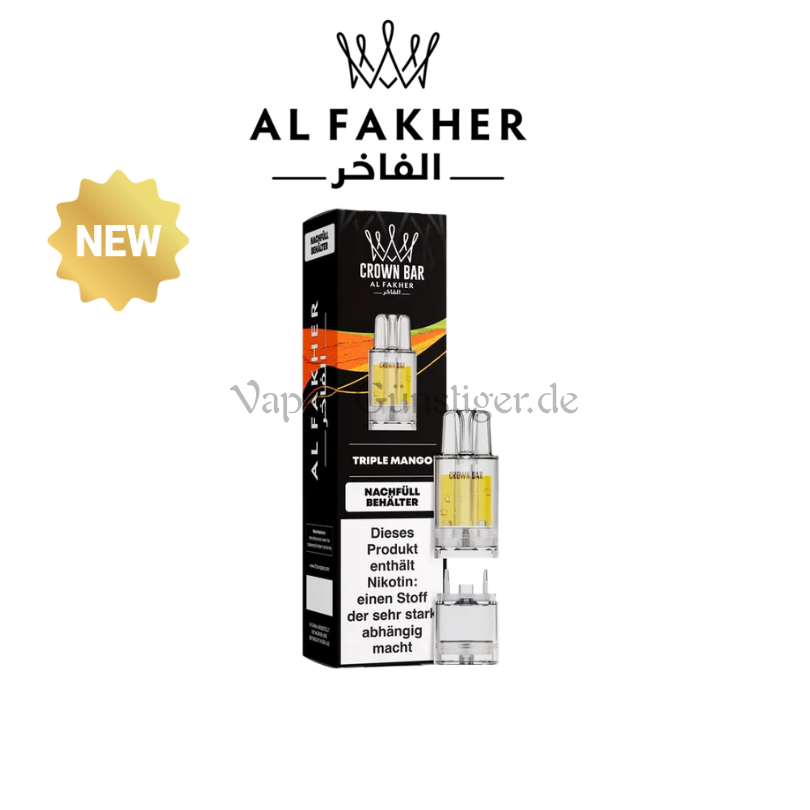 Al Fakher Crown Bar Triple Mango 12k Pro Max Pod