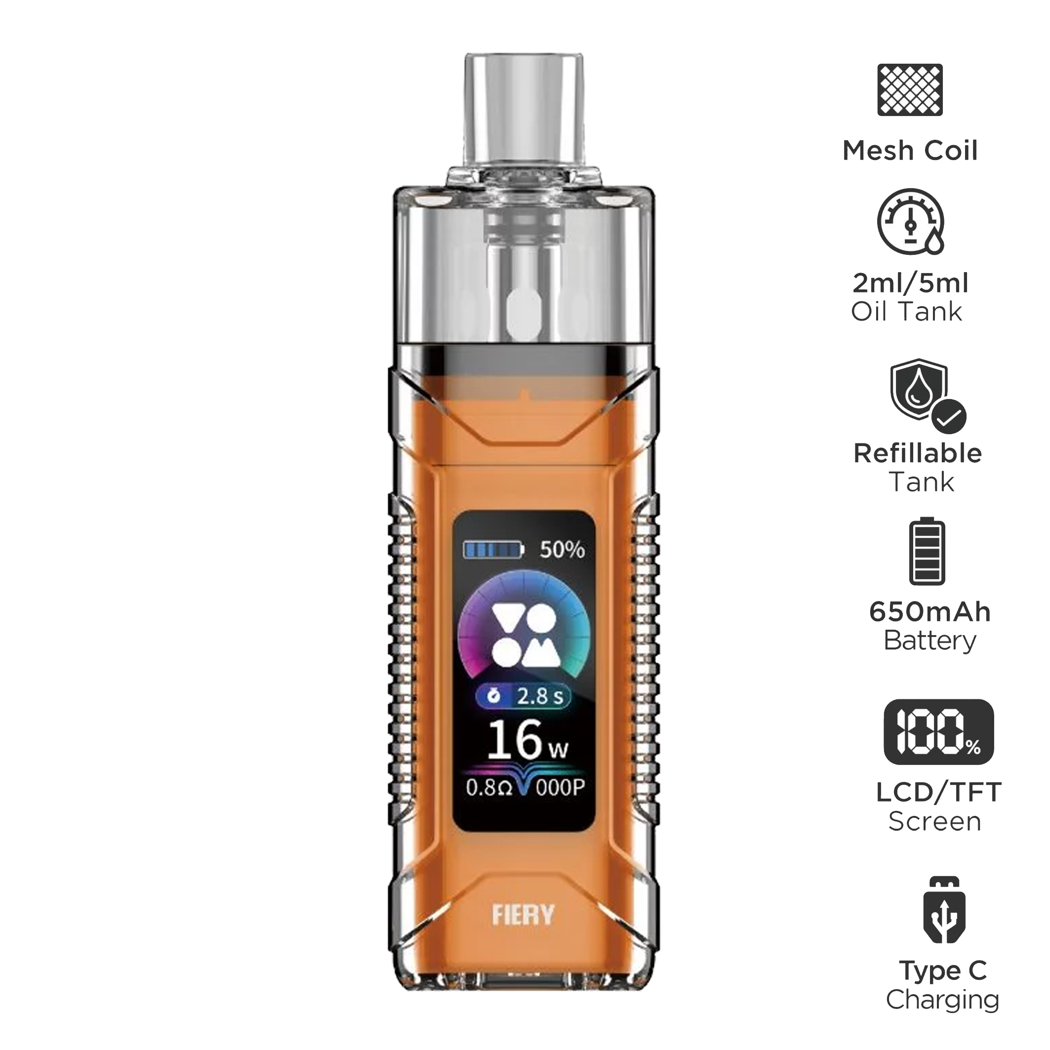 VoomLabs FIERY Dampfer Pod Kit Regular Version