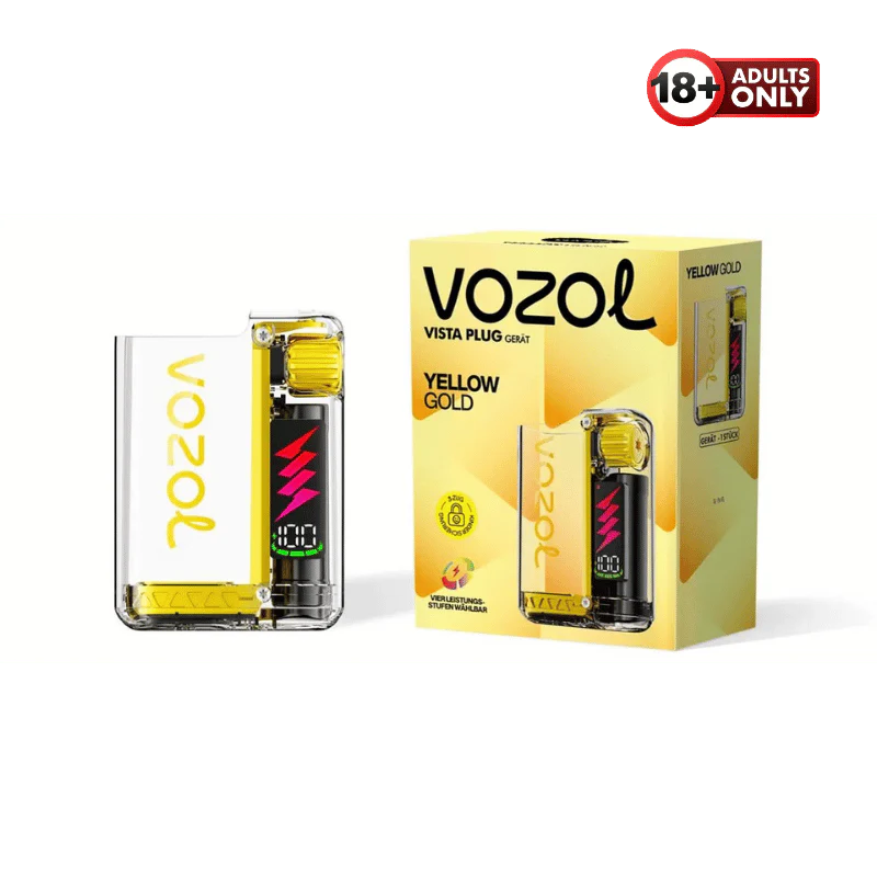 Vozol Vista Plug Pod Akku Yellow Gold