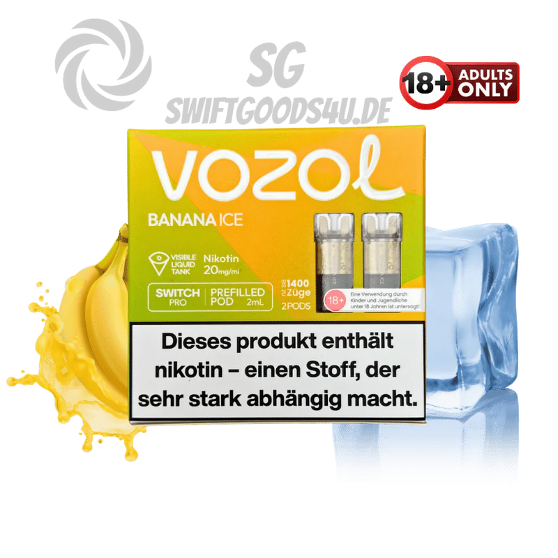 Vozol Switch Pro Pods Banana Ice
