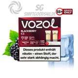 Vozol Pods Blackberry Ice