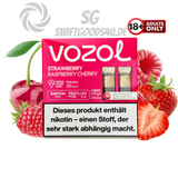 Vozol Pods Strawberry Raspberry Cherry