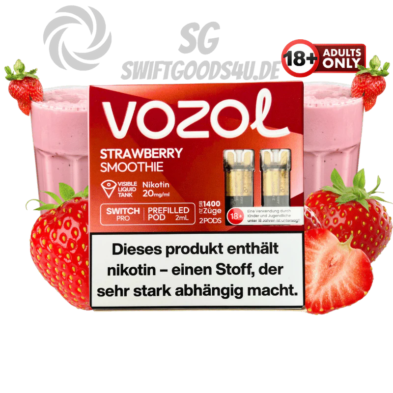 Vozol Pods Strawberry Smoothie