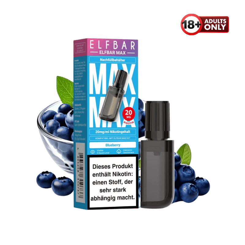 Elfbar Max Pod Blueberry + Gerät