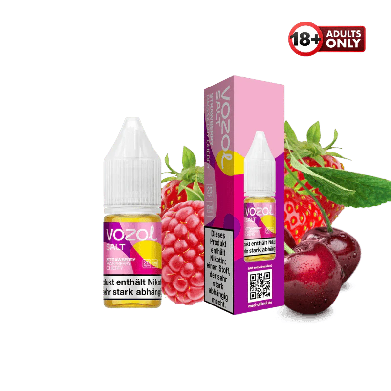 Vozol Liquid Strawberry Raspberry Cherry
